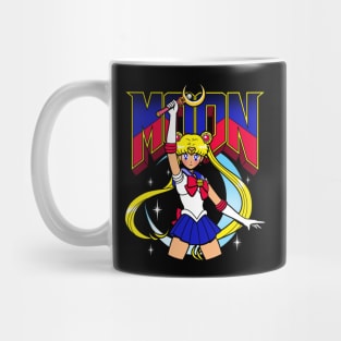 90's TV Japanese Anime Superhero Heroine Gamer Parody Mashup Mug